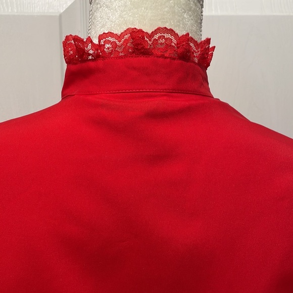 VTG Red Blouse - Picture 5 of 9